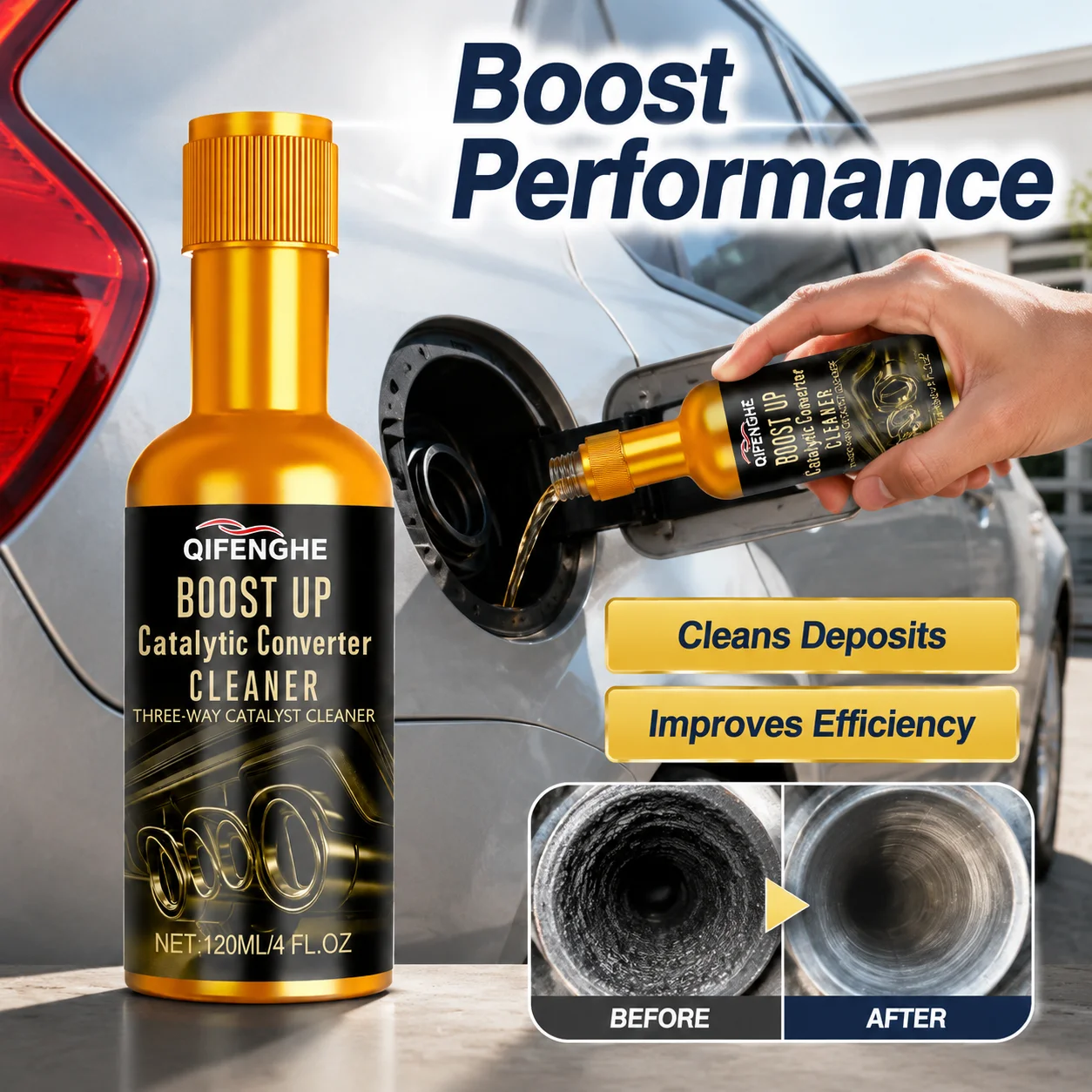 Car Engine Wear Repair Agent Reduce Fuel Consumption Diesel Oil Additive Engine Cleaner Catalytic Converter