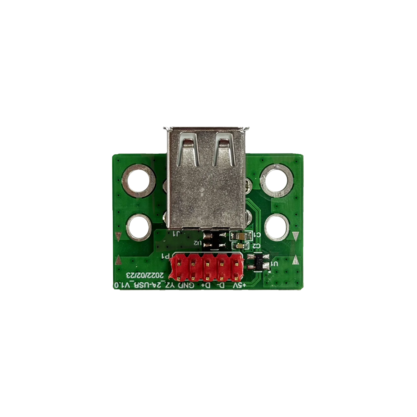 254-to-20-dual-port-usb-female-seat-in-line-adapter-board-welded-pcb-module-mobile-phone-power-data-cable