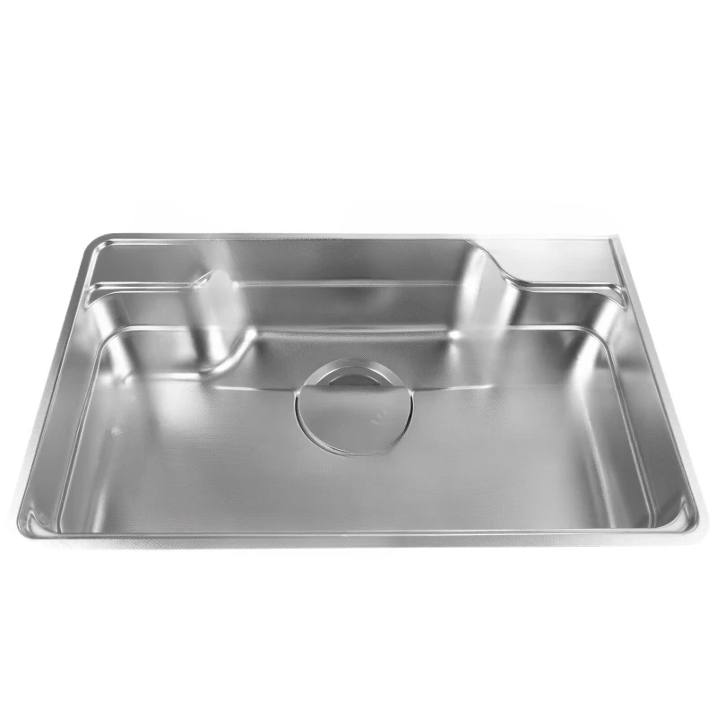 

Large single tank stainless steel sink granules 304 stainless steel sink kitchen sink kitchen kitchen