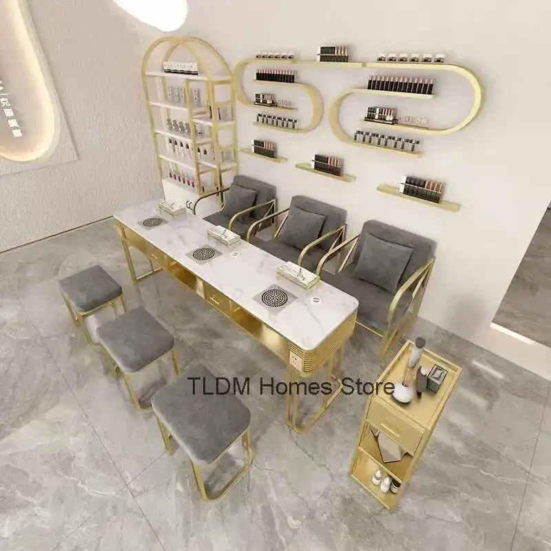 

Modern Manicure Tables Beauty Nail Salon Multifunction Professional Nail Station Commercial Furniture Manicure Table Desk j