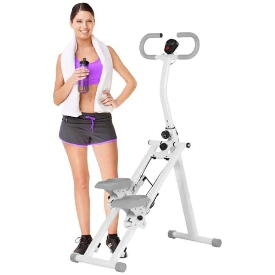 

Stair Stepper for Home Gym - Vertical Stair Climber Workout Machine with Adjustable Handlebar - Full-Body Cardio Equipment - Co