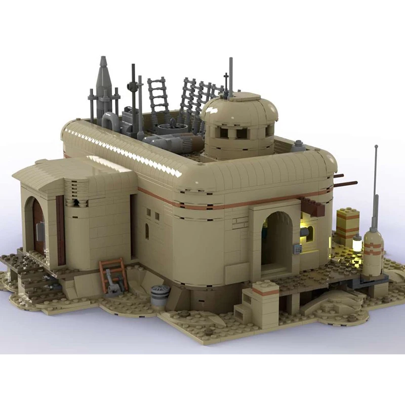 Popular Star Movie Moc Building Block Tavern Model Technology Brick DIY Assembly Modular Famous Construction Toy Holiday Gifts