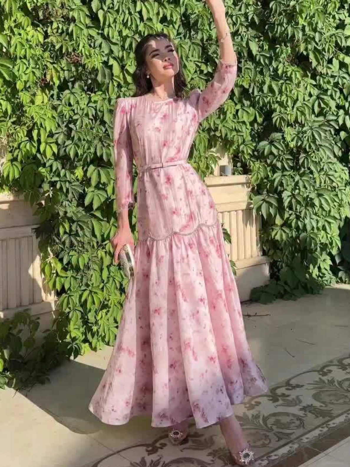 Eid femmes Robe Abaya imprimé musulman élégant dubaï robes Largos robes longues caftan Robe arabe fête Caftan Jalabiya Ramadan