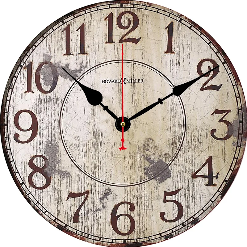 Reloj de pared redondo Simple Vintage, sala de estar, dormitorio, cocina, decoración del hogar, reloj de pared, reloj de cuarzo silencioso, artículos de decoración del hogar