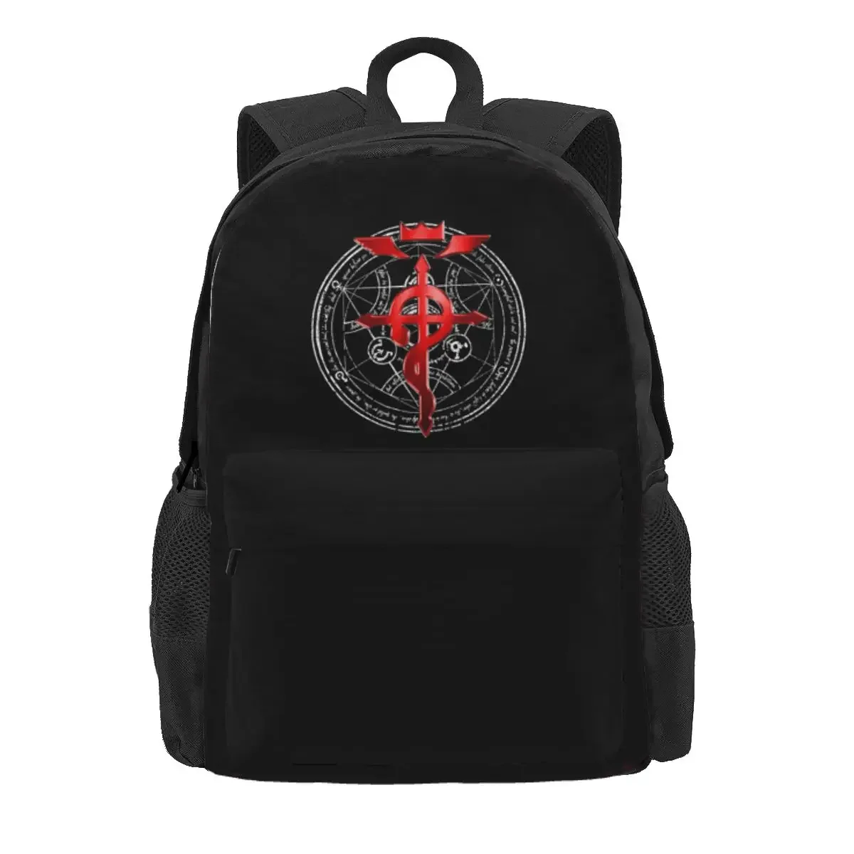Fullmetal Alchemist Transmutation Symbol Backpack Daypack Large Capacity Children BookBag School Bag Shoulder Bags for Men Women