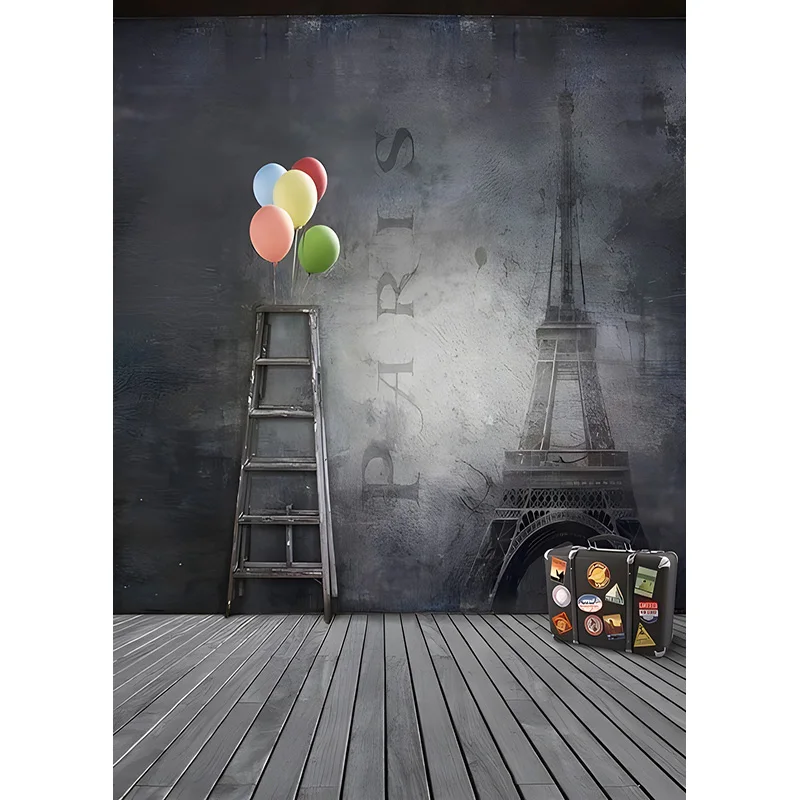 Hellblaue Verkleidung Wand Hintergrund digital gedruckte Hochzeits fotografie Hintergründe Holzboden Innen Fotostudio Requisiten