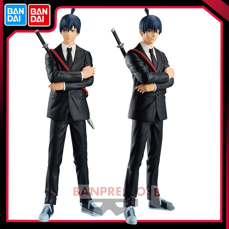 

Original Genuine Bandai Banpresto Chainsaw Man 16cm Hayakawa Aki CHAIN SPIRITS Vol.2 Model Dolls Toy Boy Gift PVC Action Figure