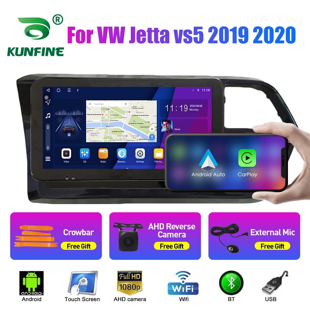 

Автомобильная стереосистема для VW Jetta 2020, восьмиядерный Android 10,0, автомобильный DVD-плеер с GPS-навигацией, бездекольное радио