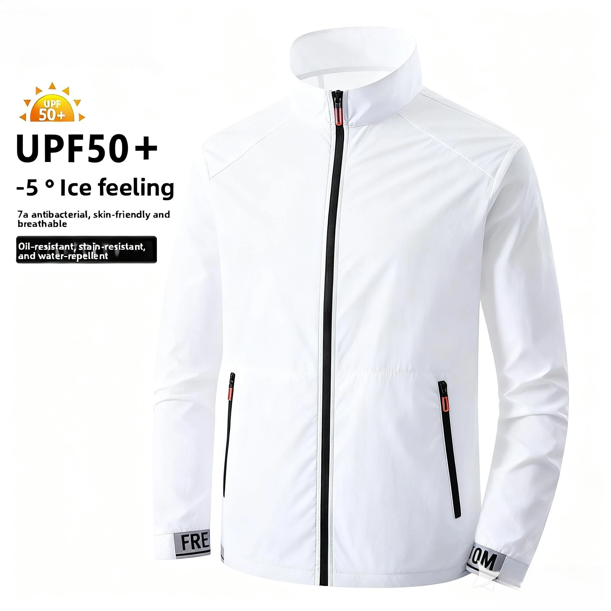UPF50+ Sunscreen Coats Men's Breathable Sports Waterproof Jacket Summer UV Protection Outdoor Fishing Skin Clothing Skin Jackets