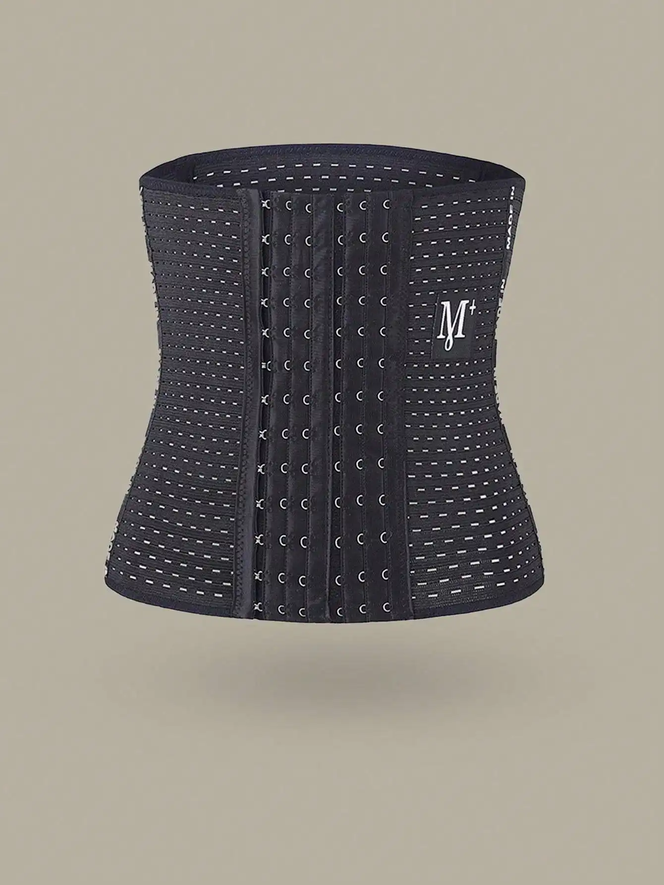 1 cintura da donna con lettera "M" - 6 file e 13 ganci in neoprene con supporto in vita e cinturino in plastica, adatta per Sp