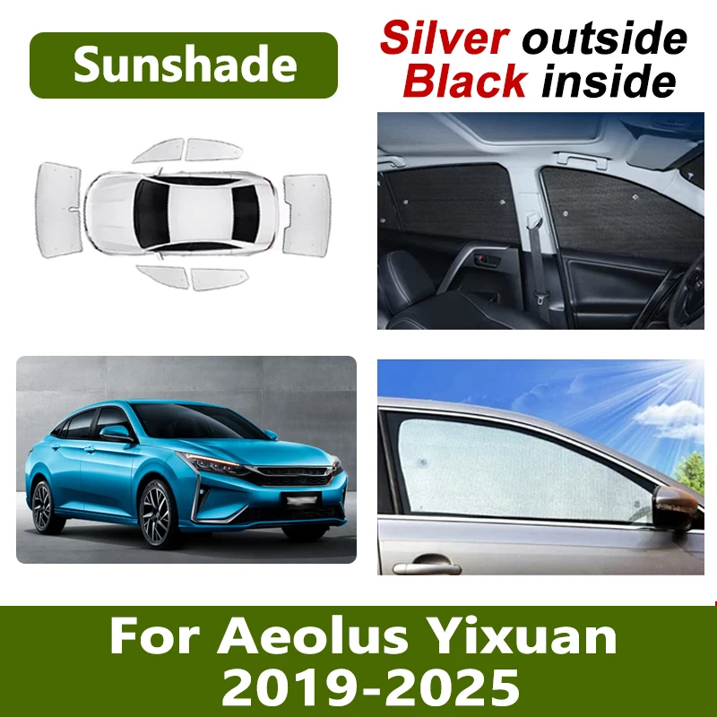 

Автоматический солнцезащитный козырек для Dongfeng Aeolus A30 Shine 2024, аксессуары Aeolus Yixuan 2019-2025, УФ-защита, отражатель, солнцезащитный козырек