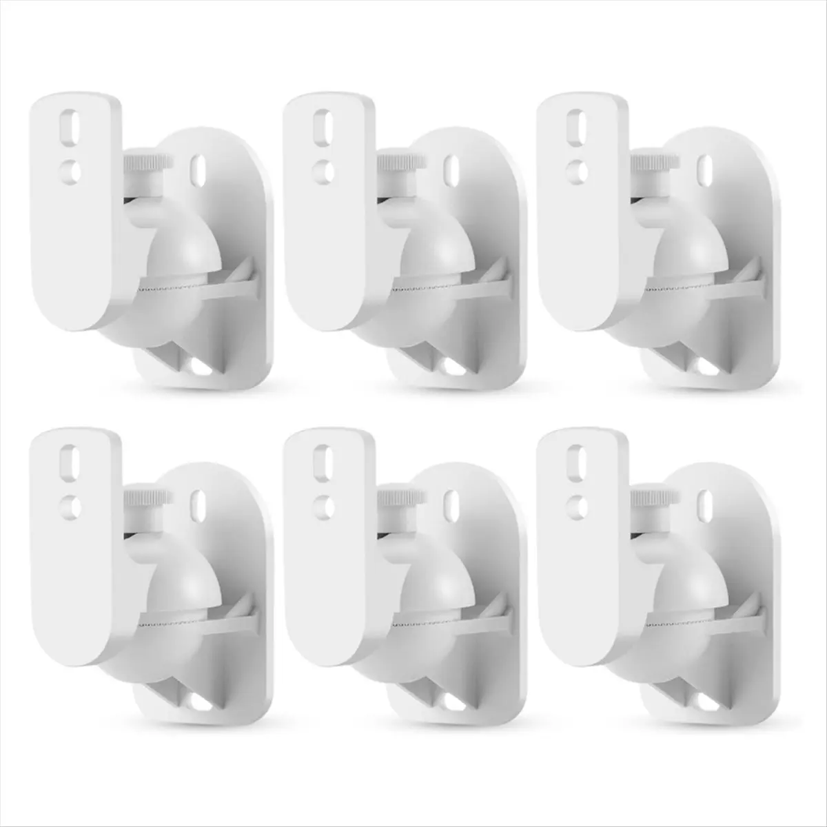 ♠Summer sale♥♦☹ 6PCS Speaker Wall Mount Bracket Enhanced Sound Space-Saving Rugged Small Speaker Wall-Mounted Accessory Audio St