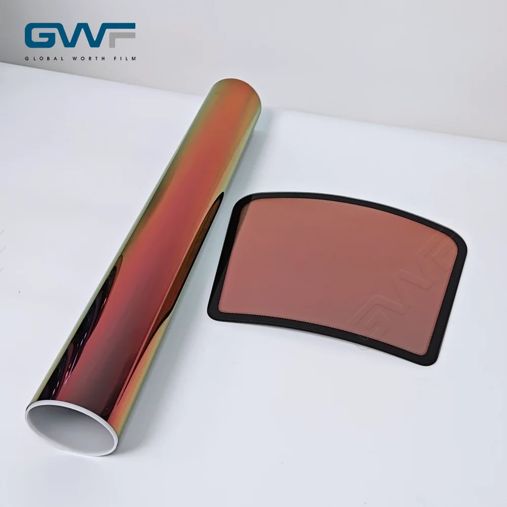 

ATV Sunset Red Chameleon Tint Window Film Car Window Tint With UV Rejection Chameleon Windshield Film