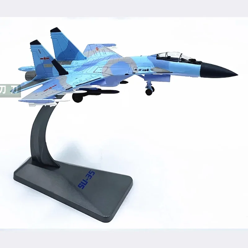 Diecast 1:144 Scale Russian SU35 super fighter Alloy Finished Simulation Model Static Decoration Souvenir Gifts For Adult Boy