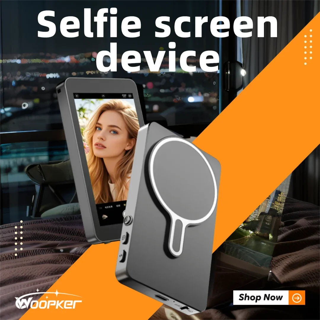 

Mobile Phone Selfie Wireless Magnetic Monitoring Screen Suitable for IPhone and Android Mobile Phone Selfie Vlog Live Broadcast