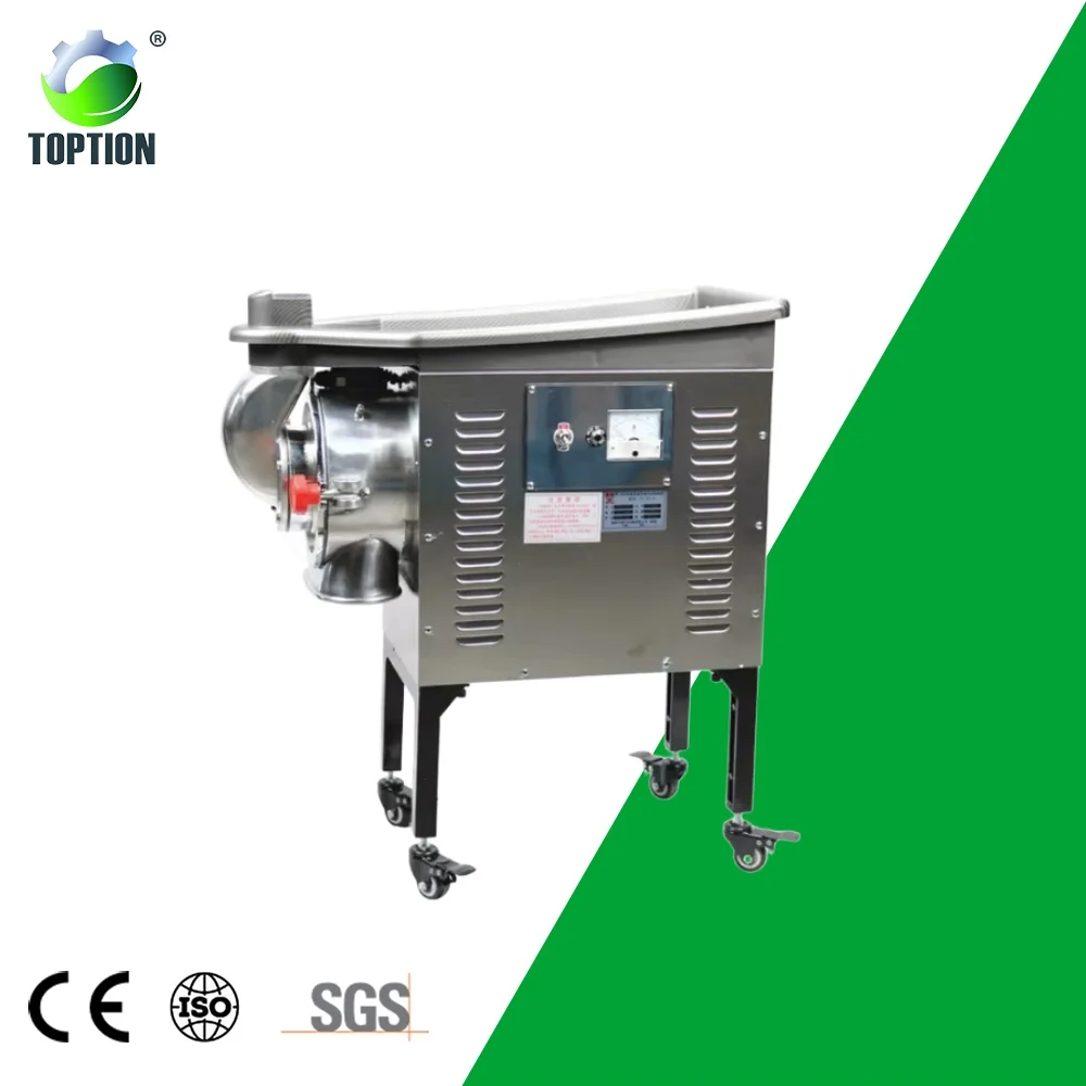 TOPTION 200 Mesh Water-cooled Grinder Pneumatic Cracker Superfine Powder Pulverizer
