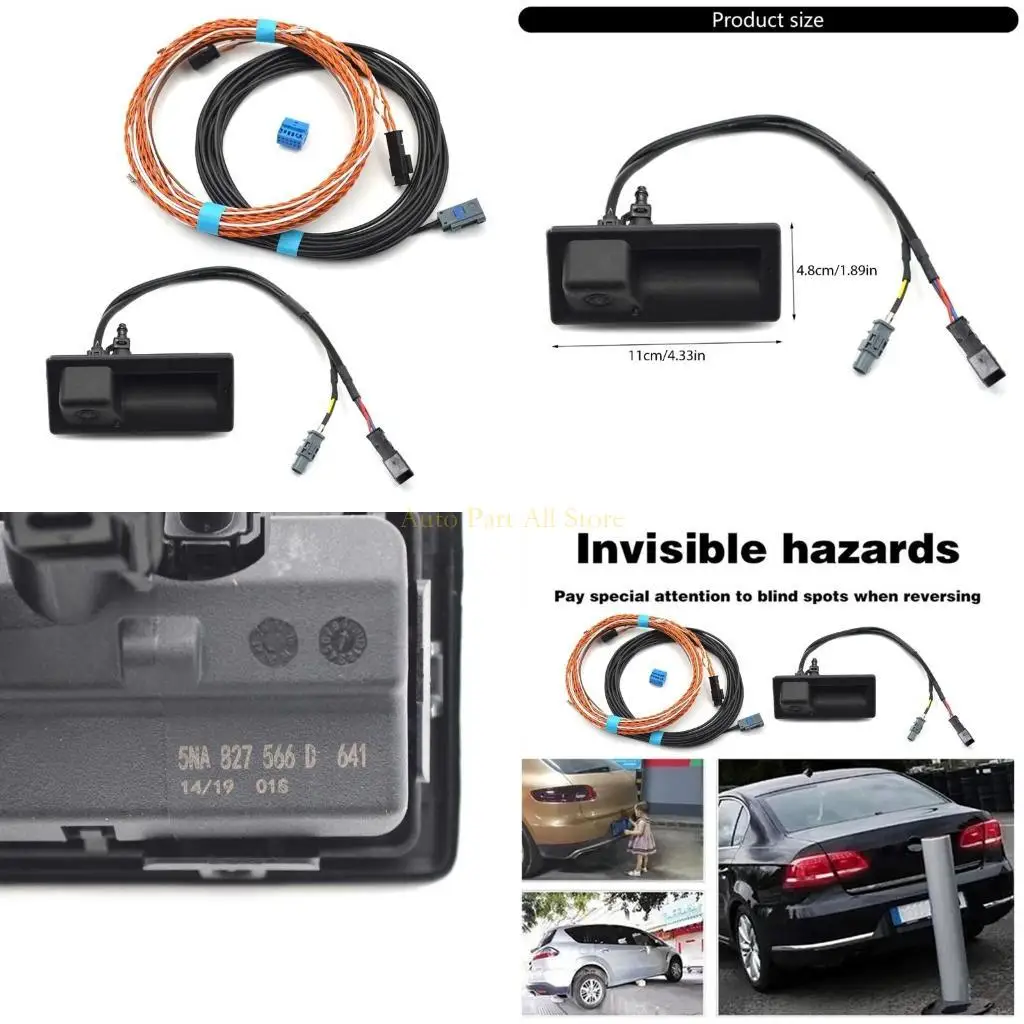 

J0MA Dynamic Trajectory Display Backup Camera for Ensures Safe Maneuvering 5NA827566D