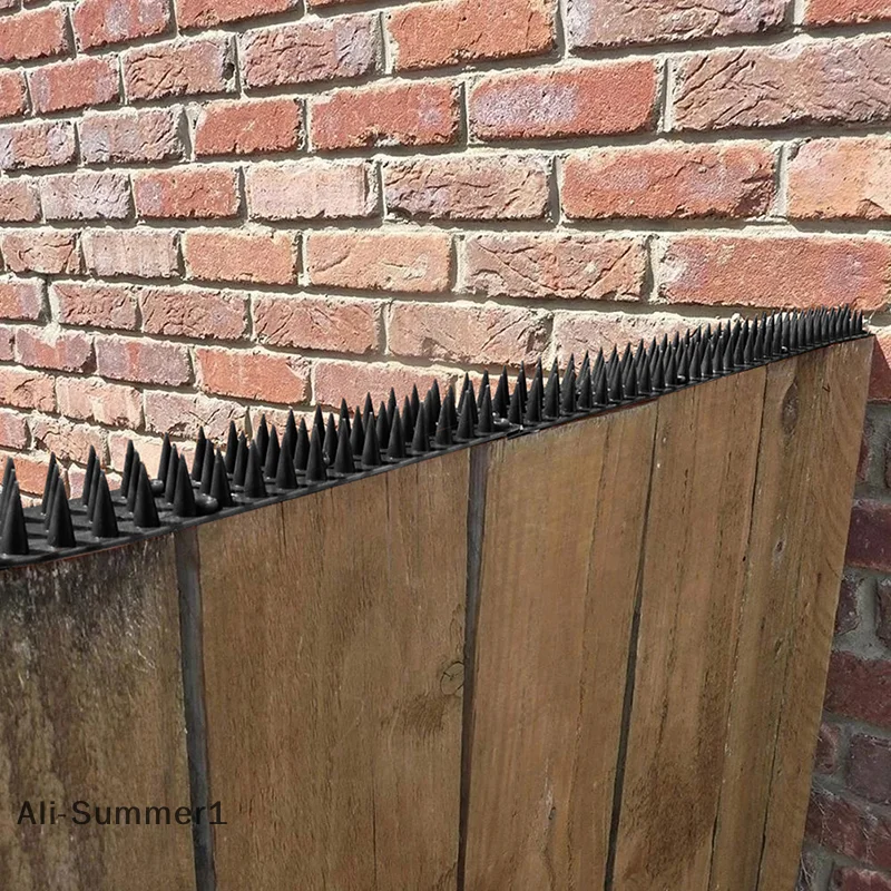 【E】1Pc Plastic Bird Spike Wall Fence Spikes Yard Bird Spikes For Anti Climbing Security On Wall Window Railing Garden Appliances
