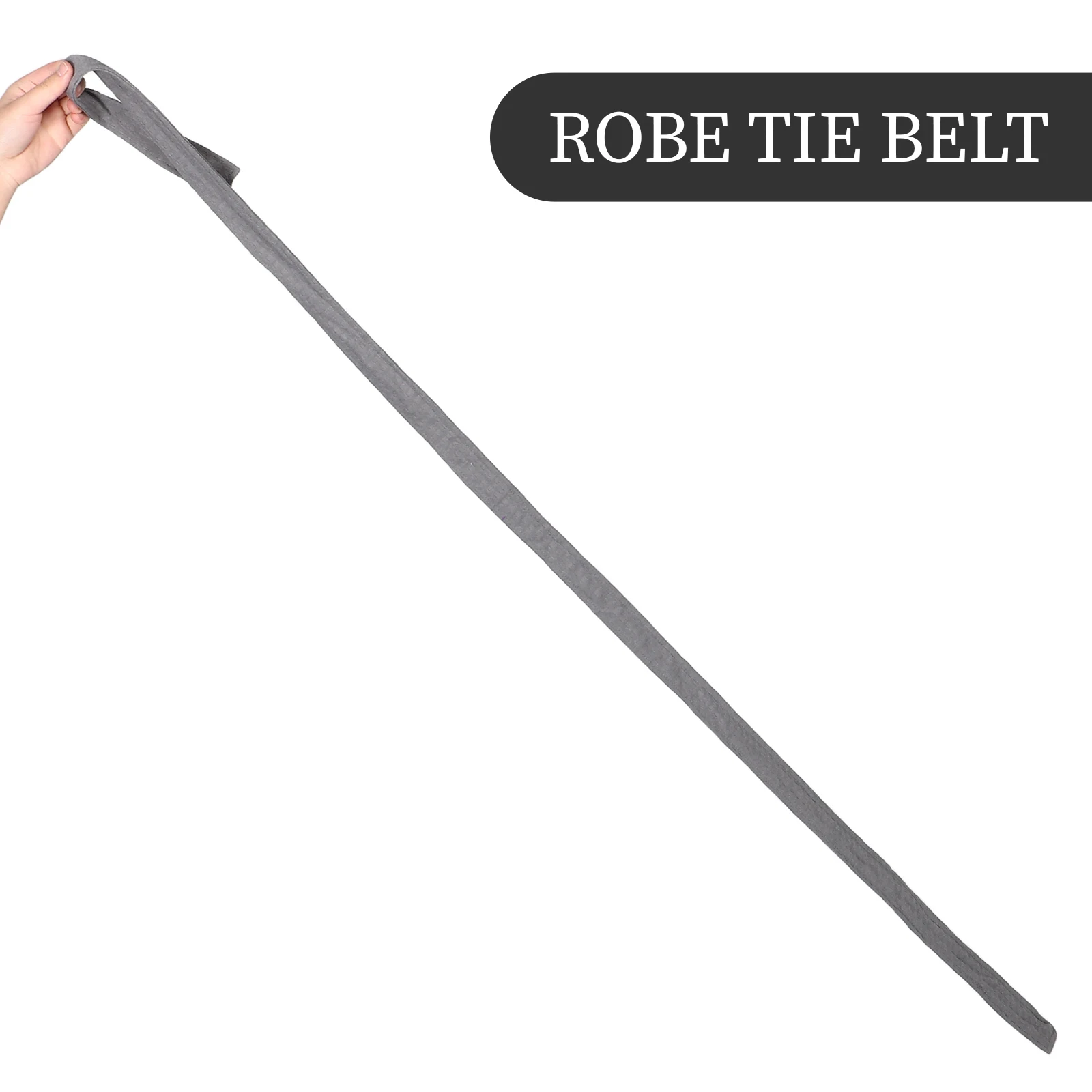 قطعتان من حزام ربطة الحمام المصنوع من البوليستر الناعم، بديل قابل للتعديل للجنسين، حزام خصر مريح للسفر المنزلي