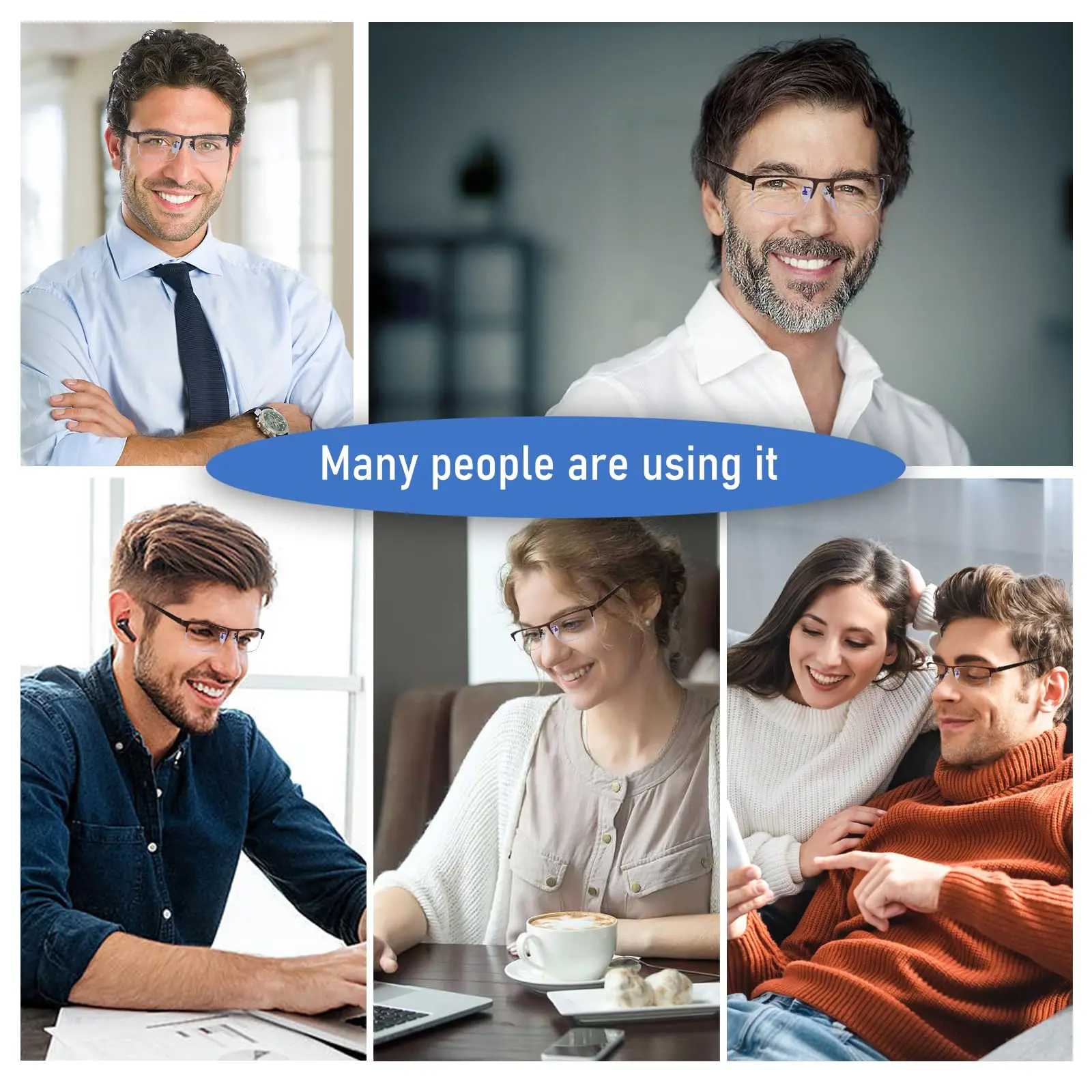 Reading Glasses for Men Women Alloy Eyeglass Frame Spring Hinge Glass Anti Glare Filter Lightweight Eyeglasses Quality Readers image 6