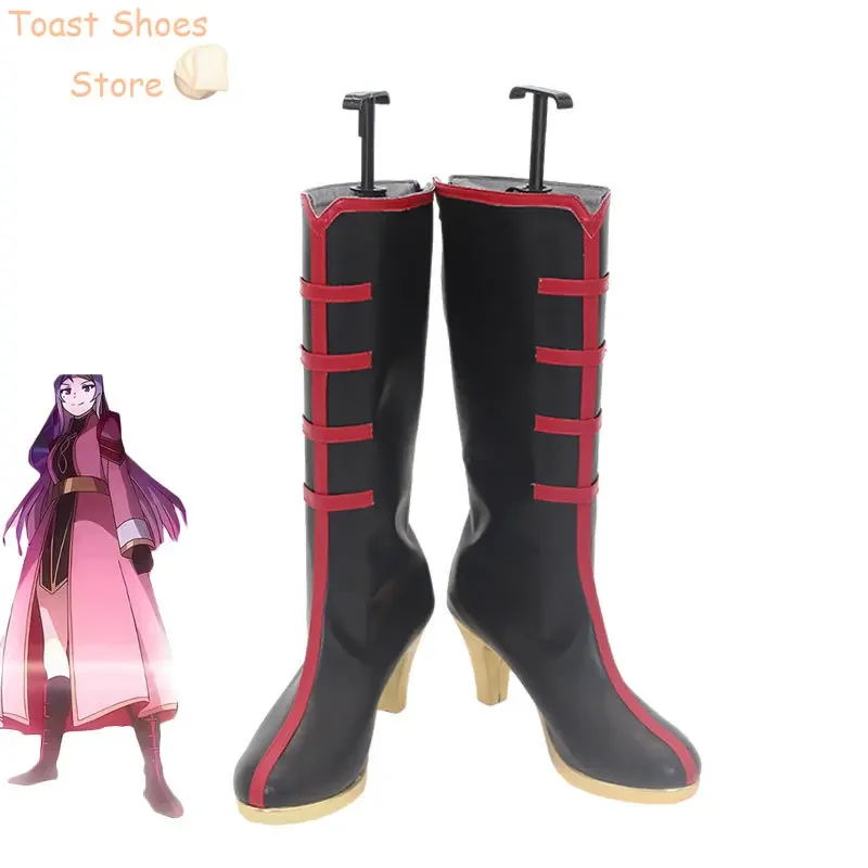 

Zhong Lanzhu Cosplay Shoes PU Leather Shoes Halloween Carnival Boots Jou Ranjuu Cosplay Prop Costume Prop