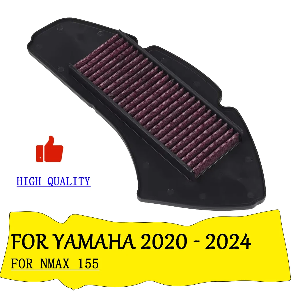 

For YAMAHA NMAX155 NMAX N-MAX 155 2020 2021 2022 2023 2024 Motorcycle Accessories Air Filter Air Intake Cleaner