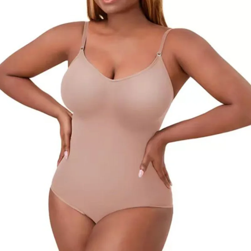 Corset une pièce sans couture pour femmes, abdomen et hanches, façonnage en plastique, sous-vêtements élastiques, barboteuses body, combinaison pour femmes