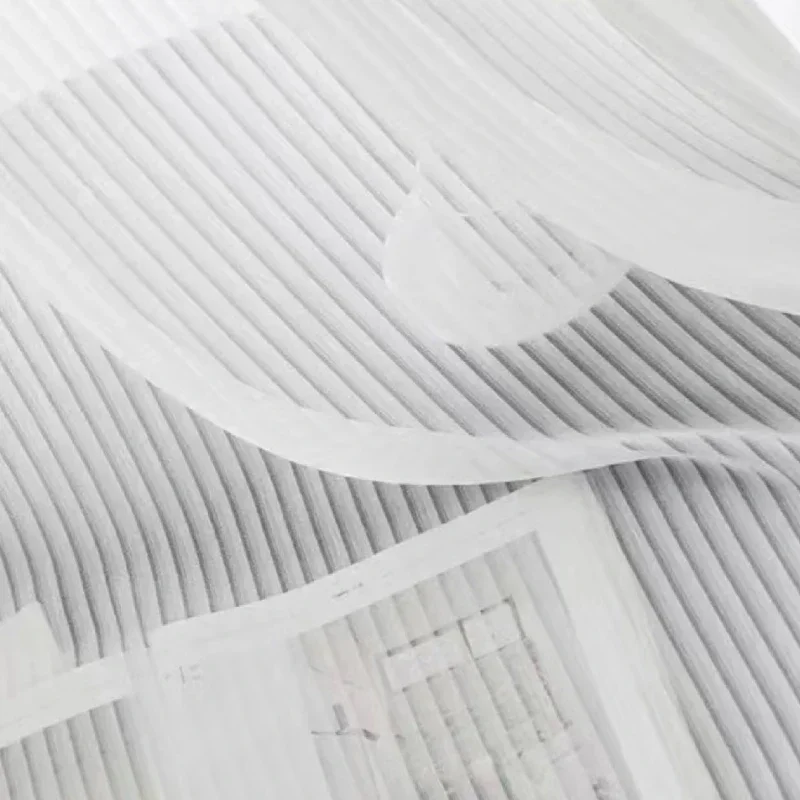 

Vertical Blind Chiffon Sheer Curtains for Living Room Bedroom High Quality Sunshade Uv Protection White Tulle Simple Morden Yarn
