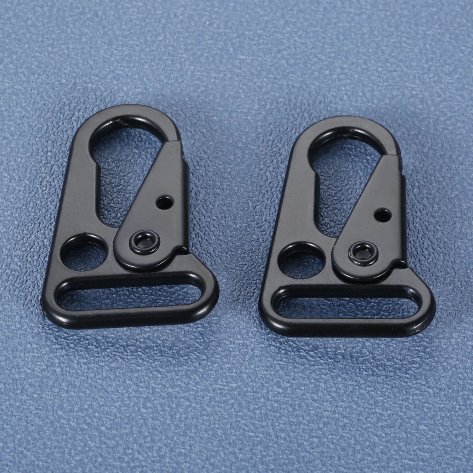 2 pezzi moschettoni tessitura clip di imbracatura moschettoni a molla per borsa portachiavi zaino parti di campeggio all\'aperto 45*28/50*32mm