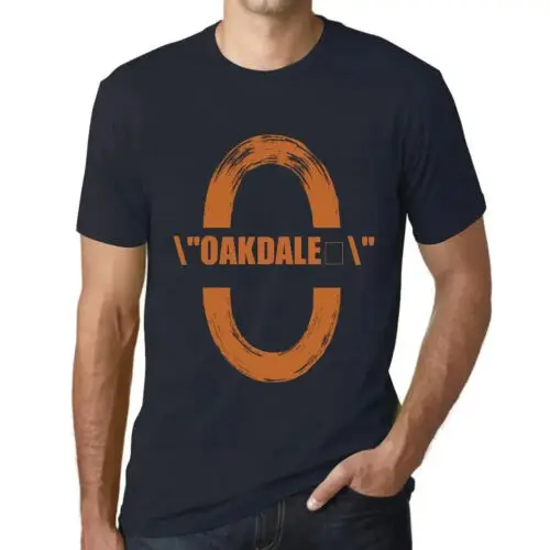 Herren Grafik T-Shirt Oakdale Öko-Verantwortlich Vintage Jahrgang Kurzarm