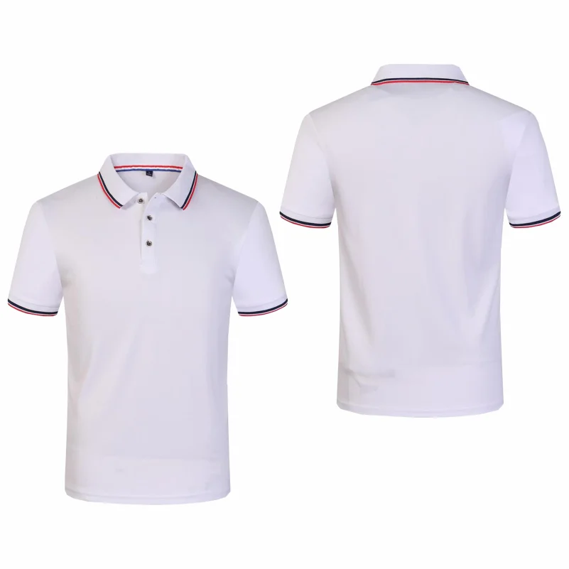 Cross Border Short Sleeved Polo From Europe Popular Summer Casual Lapel Large Size High-Quality Business Office Uniforms