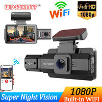 1080P Camera For Car WIFI APP Dual Lens Dash Cam For Cars Video Recorder Front and inside Camera For Vehicle Car Accessory
