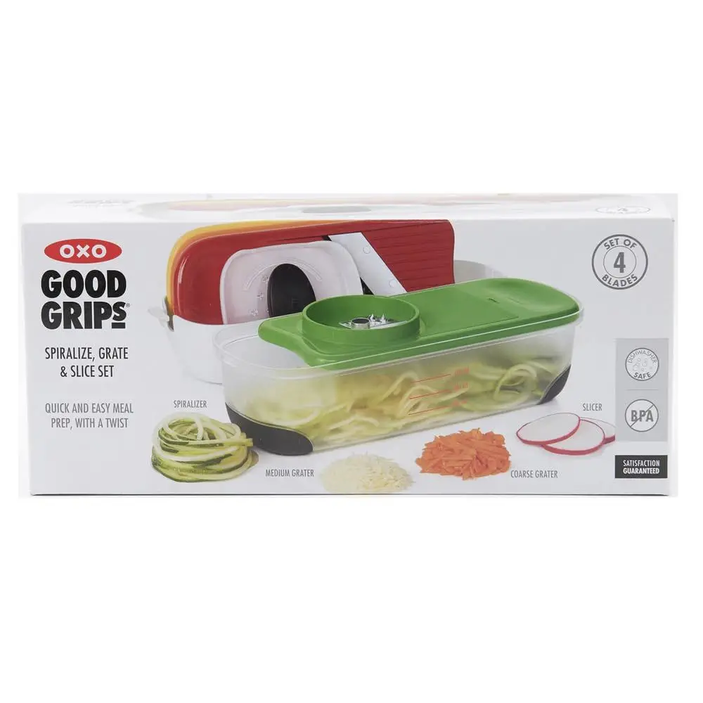 

Набор для нарезки и измельчения Good Grips Spiralize Grate & Slice, разноцветный