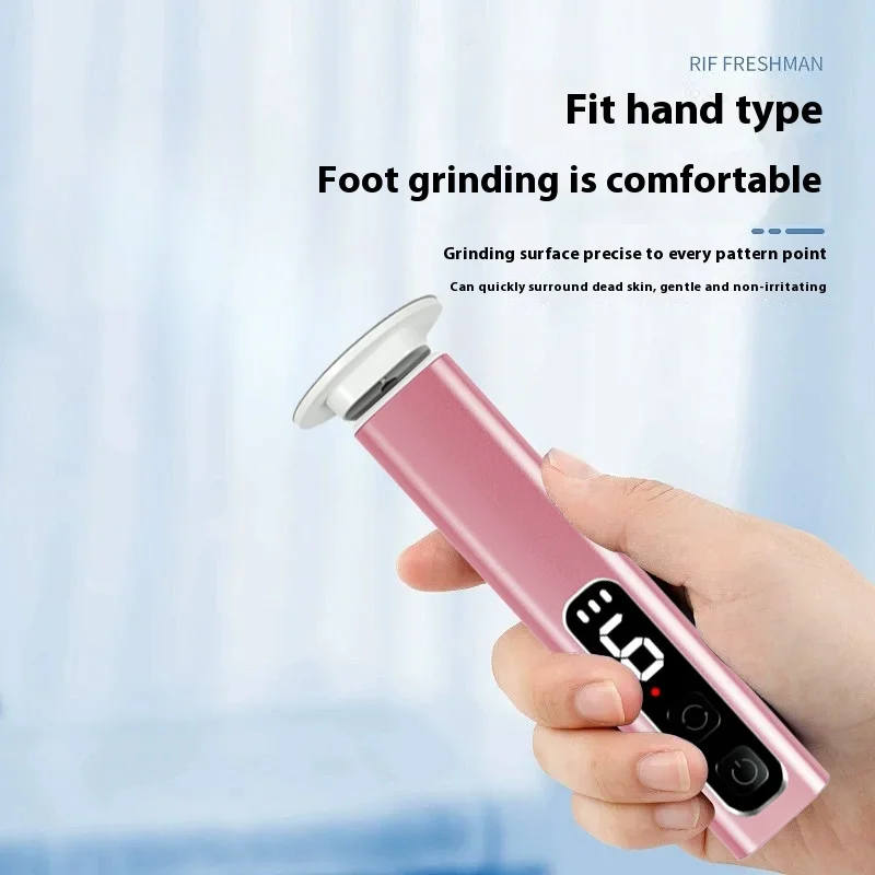 Descascador e moedor de pés elétrico multifuncional de nove engrenagens ajustáveis com ferramenta de pé de exibição de tela