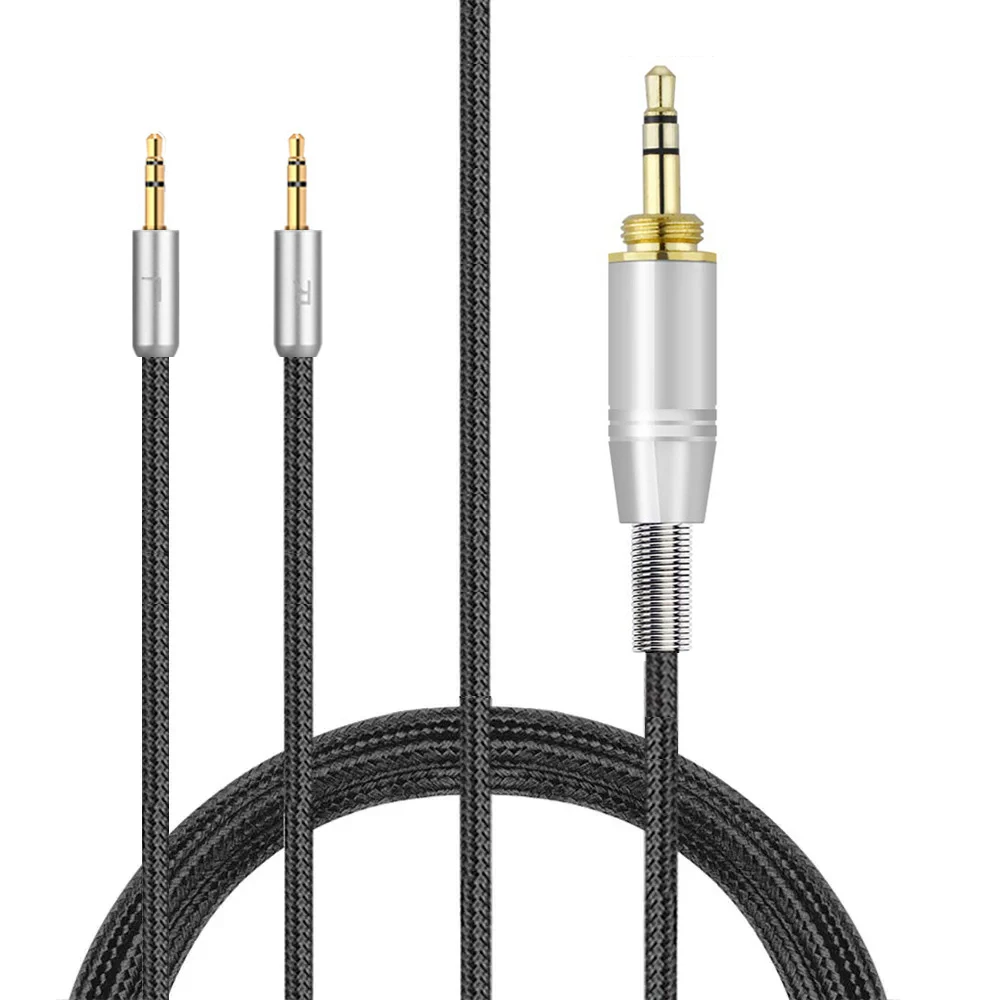 สายสายไฟต่อแบบถัก Ofc 6.35มม. สำหรับเปลี่ยน BL-30 BL-B60 wgzblon B60หูฟัง B20 B50