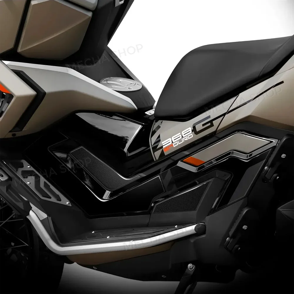 For Zontes 368 G 2025 368G Accessories Side Pad Protective Sticker 3D Gel Resin Sticker Kit Motorcycle