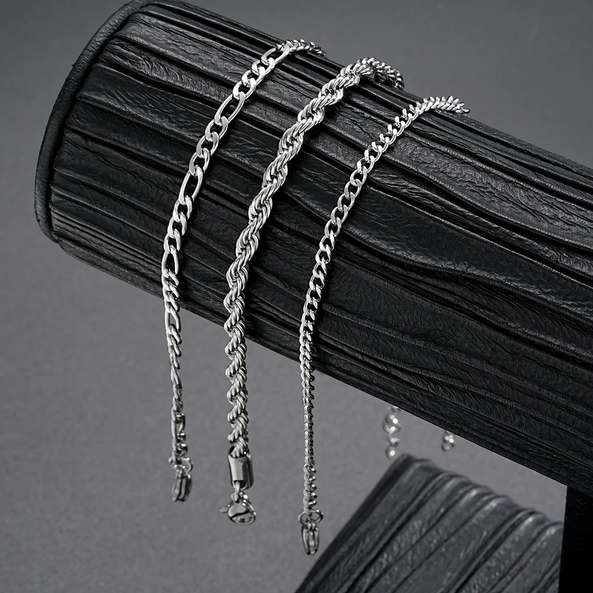 

New 8 Inches 925 sterling silver Punk Figaro Chain Bracelet for Men Women Hip Hop Bracelet Party Fashion Jewelry Gifts wholesale