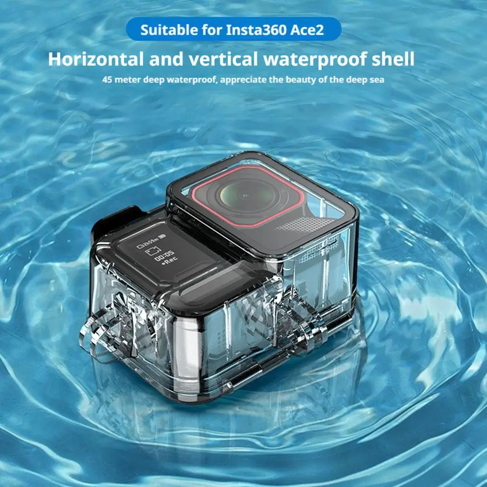 A03R 防水ケースプロ 2 防水ダイビングケース 60 メートルハウジング水中アクションカメラアクセサリー H1N6