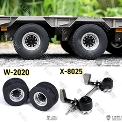 Lesu 1/14 Tire W-2020 52mm Diameter Truck Aluminum Alloy Wheel For Tamiya 1 14 Tractor Semi-trailer Trailer Parts Accessories