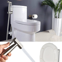 Handheld Toilet Bidet Sprayer G1/2 Bathroom Shower System Set Hygienic Shower Toilet Sprinkler Bidet for Anal Ass Sprayer Faucet