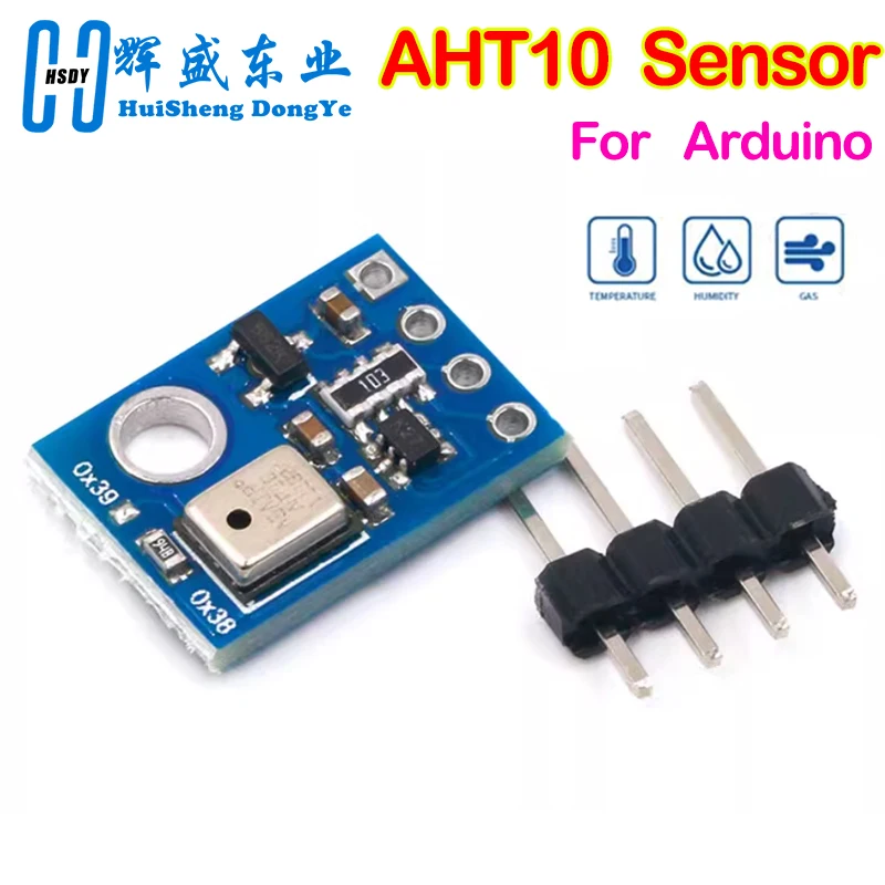 AHT10 High Precision Digital Temperature and Humidity Sensor Measurement Module I2C Communication Replace DHT11 SHT20 AM2302