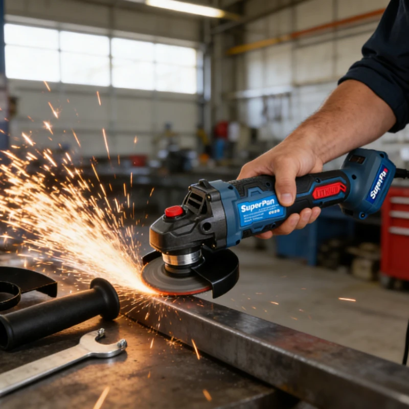 

Беспроводная угловая шлифмашина SuperPan Professional с бесщеточным двигателем – Высокоэффективный электроинструмент (только инструмент) для аккумуляторов Dewalt/Makita/Milwaukee