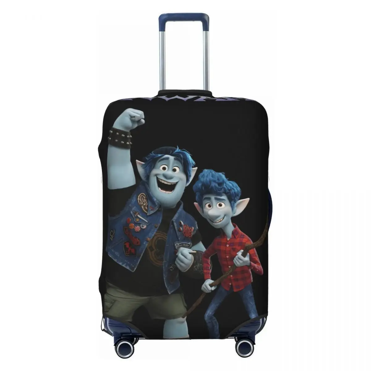 

Ian Barley Lightfoot Onward Luggage Cover Elastic Cartoon Travel Suitcase Protective Covers Suit For 18-32 inch