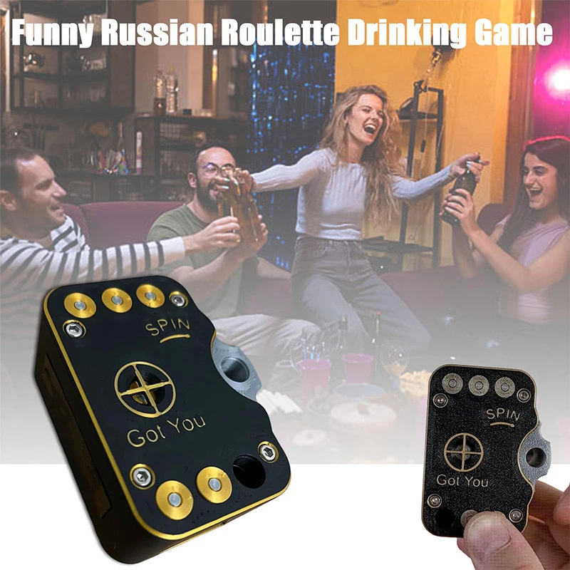 لعبة احتمال الروليت؛ مجموعة جيب الروليت الروسية المطبوعة ثلاثية الأبعاد؛ ألعاب العجلات التفاعلية للمتعة