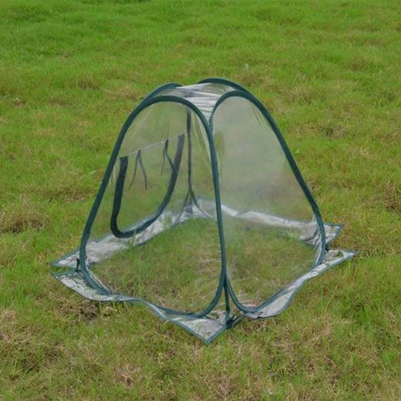 KX4B Mini Pop-up Waterproof Greenhouse Indoor Outdoor Gardening Flowerpot Cover Backyard Flower Shelter