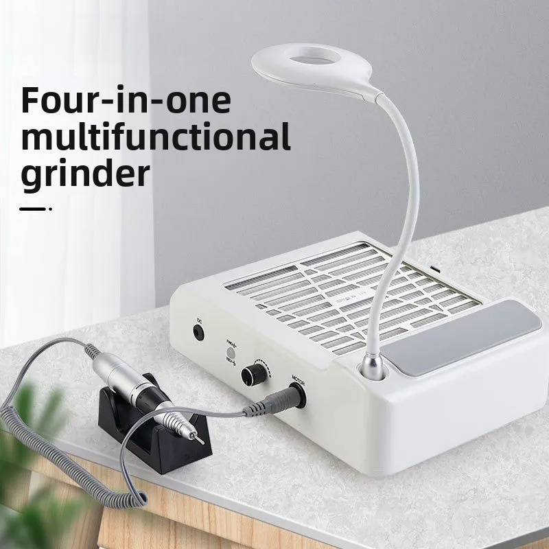 Japanese-style multi-functional nail polisher, vacuum cleaner, lighting four-in-one high-power hand pillow nail polisher