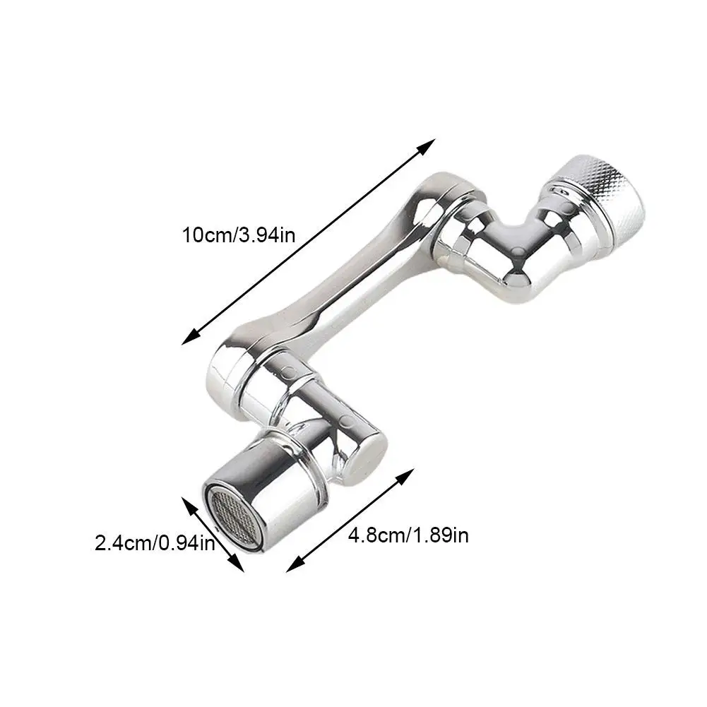 Aireador de grifo multifuncional giratorio, brazo robótico giratorio de 1080 grados, filtro de agua para fregadero, burbujeador