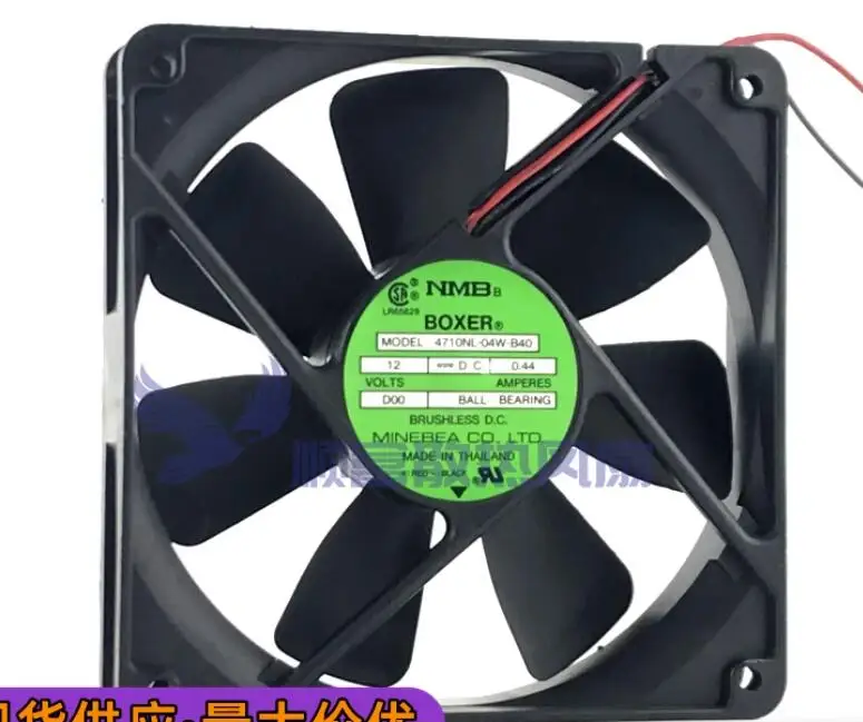 

Ltsf For NMB 4710NL-04W-B40 D00 DC 24V 0.44A 120x120x25mm 2-Wire Server Cooling Fan 12cm