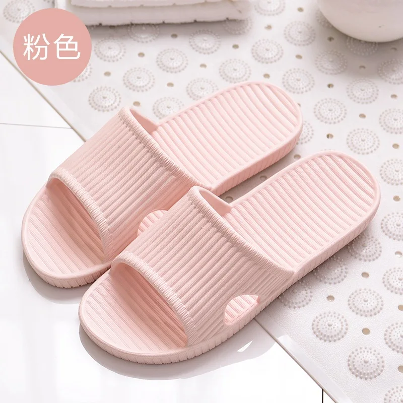 House Bathroom Slippers Women Men Indoor 2023 Non-slip Sandals Trend Slides Beach Shoes Slippers Home Couples Flat Shoes