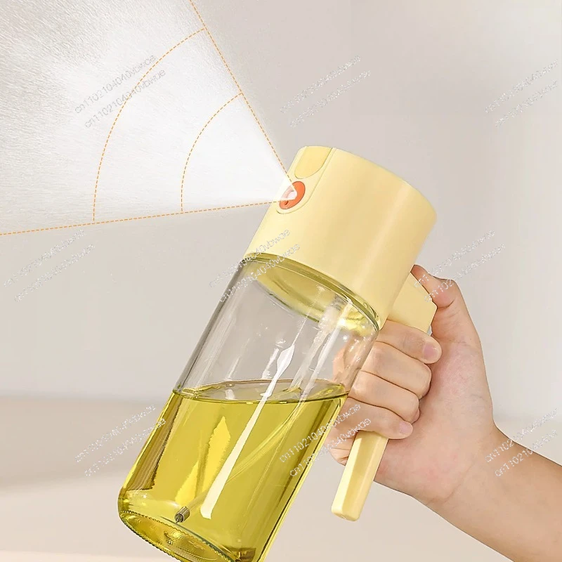 For SPSAUCE Dual-purpose Oil Spray Bottle, Spray Bottle for Kitchen and Household Use, Non-stick Oil Glass ,  Spray Bottle